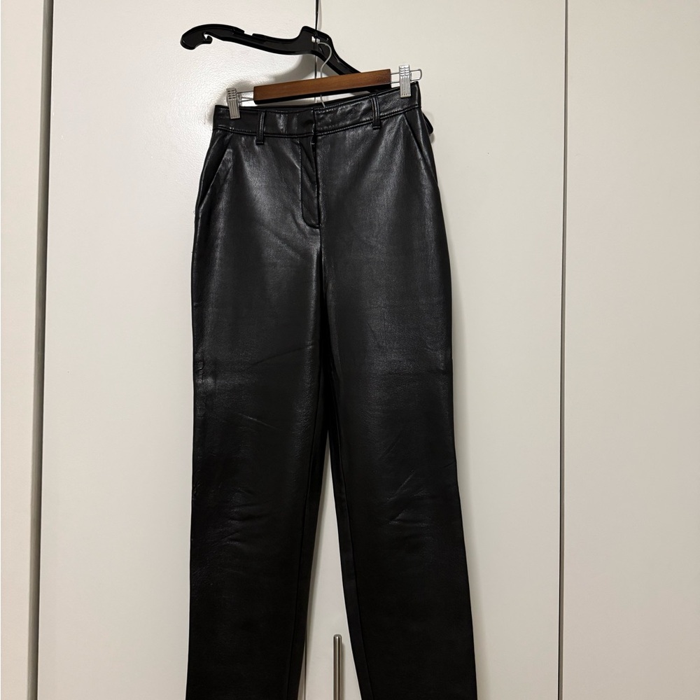 Aritzia Black Straight Leg Pants